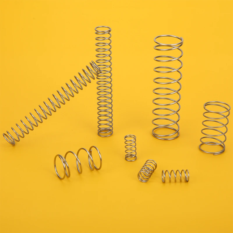 Stainless Steel Compression Spring Wire Diameter 0.4mm 0.5mm Shock Absorbing Return Spring Damping Pressure Spring Custom