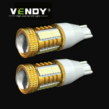 

2pcs T15 W16W 921 LED Reverse Lights Canbus Car Auto Lamp Bulb For fiat 500 500l hyundai Accent Elantra Sonata Santa Fe Tucson