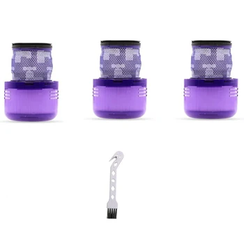

4Pcs for Dyson Handheld Vacuum Cleaner V11 SV14 Filter Rear Filter Filter s with Cleaning Brush