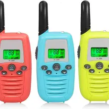 Детские рации, двухсторонние радиоприемники с зажимом для ремня, 3 км радиус действия, детские игрушки для игр на открытом воздухе, кемпинга, походов