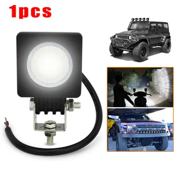 

Engineering Lamp Work Light 1pc LED Square Off-Road Vehicle Spot/Flood