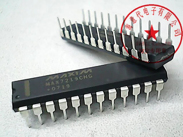 5 шт. MAX7219CNG, DIP-24