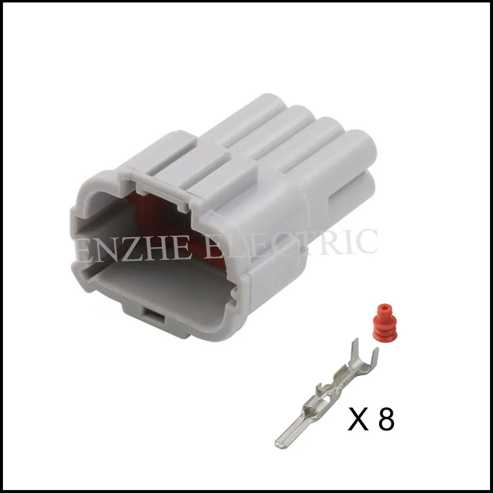 

50SET DJ7089A-2.2-11 car wire male Harnes cable 8 pin automotive plug Waterproof sheath Include terminal seal