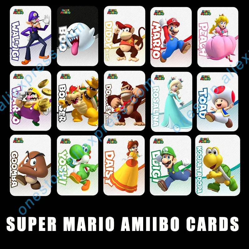 15 шт. NFC-карта для печати серии Super Mario | Безопасность и защита