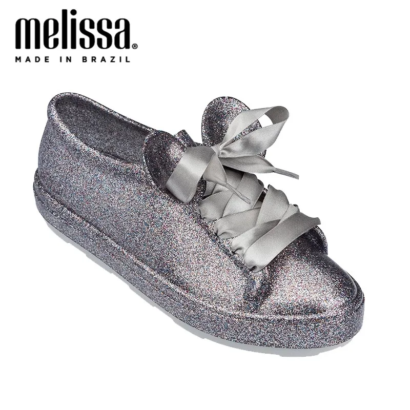 Melissa Be/2020 г. Женская прозрачная обувь мягкие босоножки Туфли на шнурках каждый