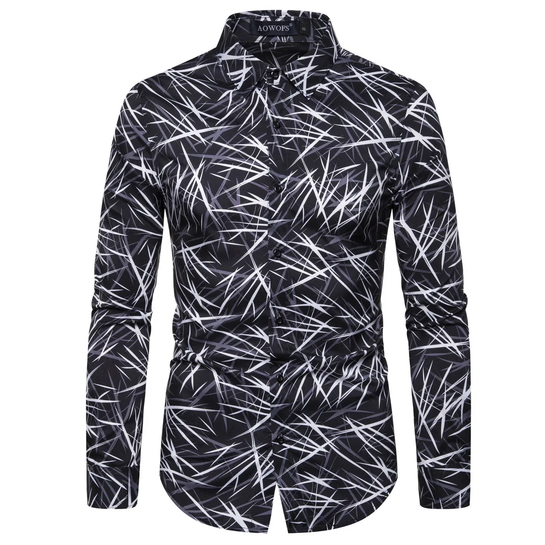 

eu size 2xl striped mens silk shirts long sleeve good quality cotton camisas hombre manga larga