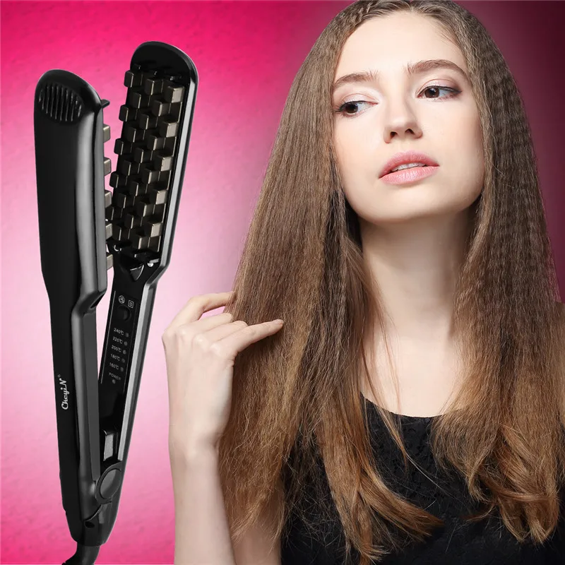 Tanio 3D Grid Hair Crimper Volumizer ceramiczne profesjonalne włosy