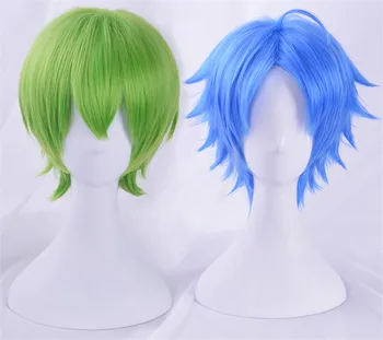 

Tokyo Anime BERYL AND SAPPHIRE Cosplay Wig Robot Beryl Green Wig Sapphire Blue Wig Halloween Cosplay Short Hair Costumes