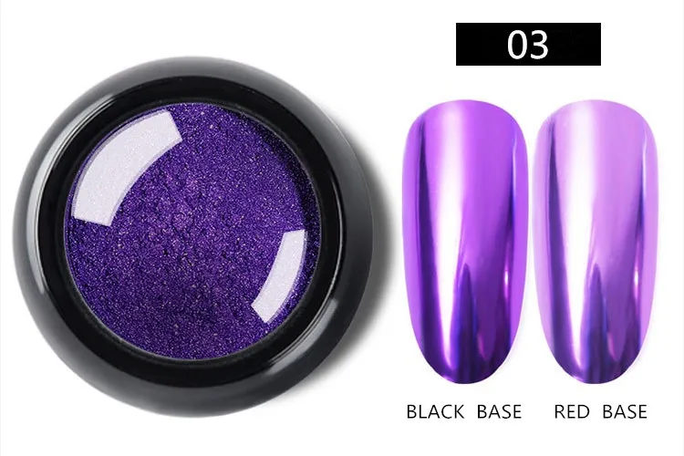 Слоновая кость Nail Art Glitter dipping powder Chrome Mirror Glitter Pigment Powder For Nails Decorations DIY Manicure 0.5g - Цвет: Слоновая кость