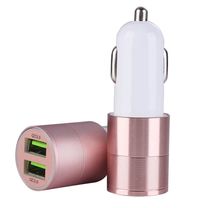 Быстрая, USB Автомобильное зарядное устройство с быстрой зарядкой прикуривателя LHB99