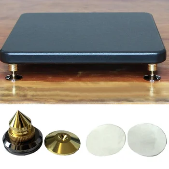 

Gold Speaker Spike with Floor Discs Stand Foot Cone Isolation Spikes Non-slip VDX99
