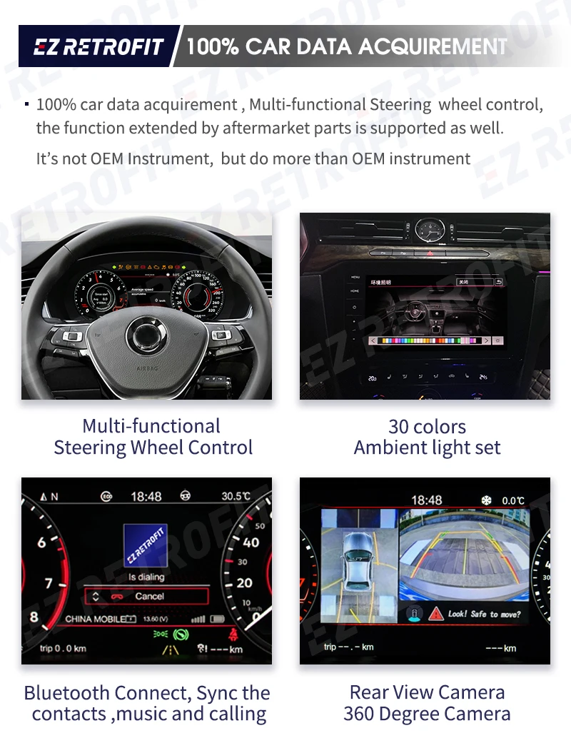 Volkswagen Virtual Instrument for CC