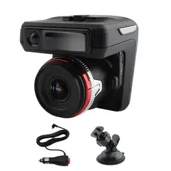 Новый 2 в 1 HD 720P Автомобильный видеорегистратор Камера Радиолокационная Лазерная Спидометр камера g-сенсор видео тахограф видеорегистратор