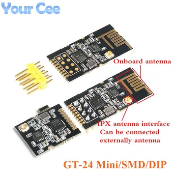 

GT-24 Wireless Module 2.4G NRF24L01+PA+LNA Industrial Grade Digital Transmission Wireless Module 1100M Distance SMD/DIP/Mini