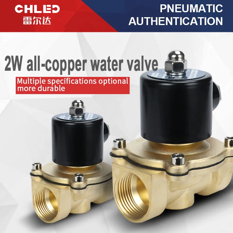 Válvula de ar Elétrica do Solenóide Pneumático Normalmente Fechado Água e Óleo Bsp Dn8 10 15 20 25 50 12v 24v 220v