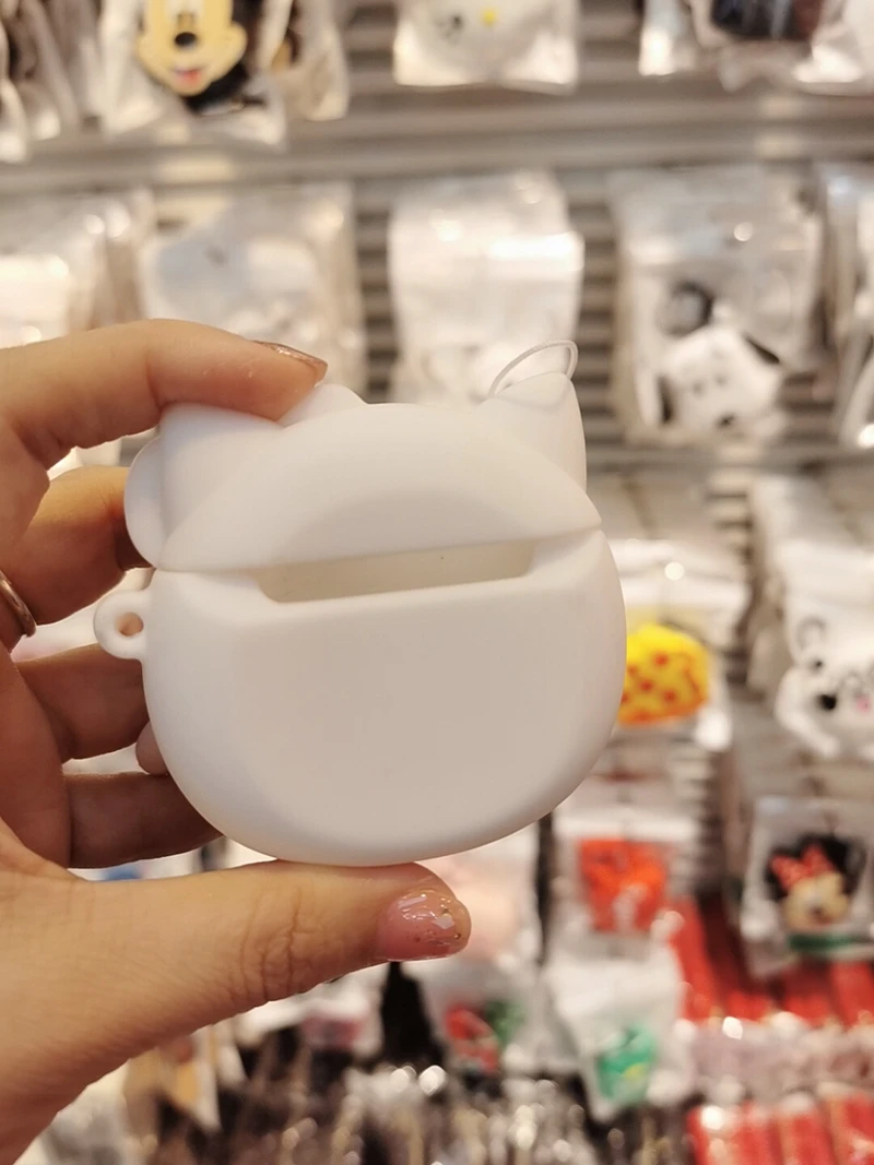 Мягкий силиконовый чехол для гарнитуры hello kitty для AirPods 1/2, чехол для зарядки наушников с крючком