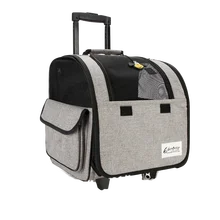 Коляска-тележка для домашних животных, коробка для домашних животных, может быть двойным плечом, коляска для собак, сумка для собак, рюкзак для собак