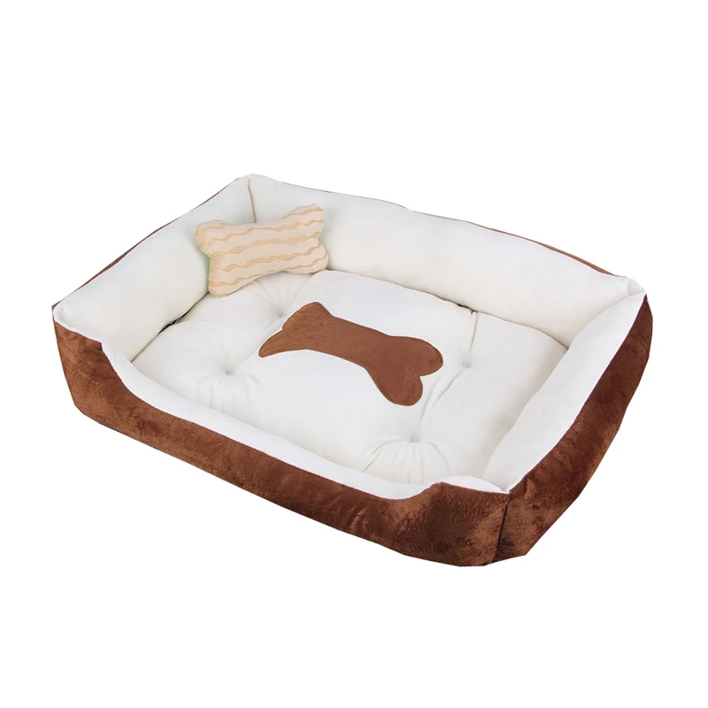 Согревающая кровать для собаки, моющаяся, для питомца, флоппи, очень удобная плюшевая подушка для обода и нескользящая подошва, все размеры, собачий домик, собачий коврик, Sofe