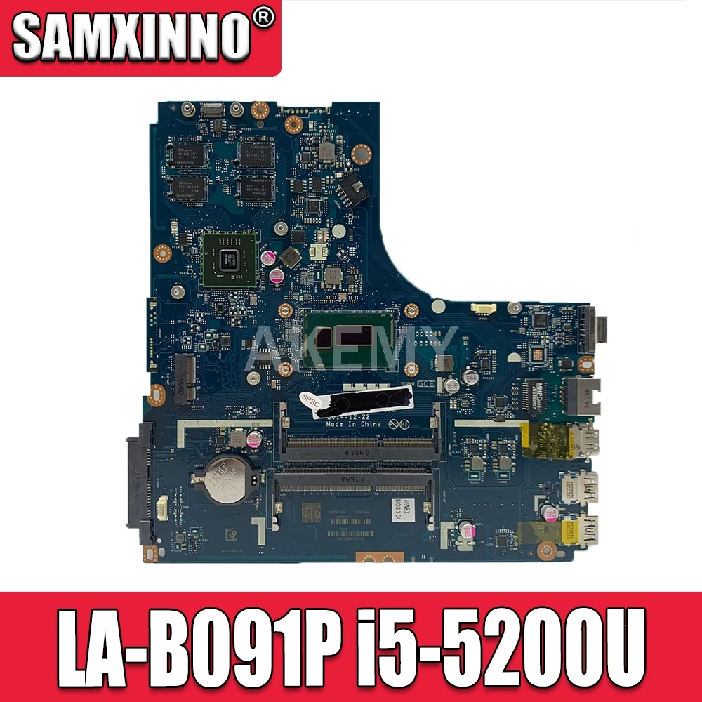 Новая Mainboard для For Lenovo Ideapad B50-70 материнская плата ноутбука ZIWB2/ZIWB3/ZIWE1 LA-B091P i5-5200U 2GB GPU