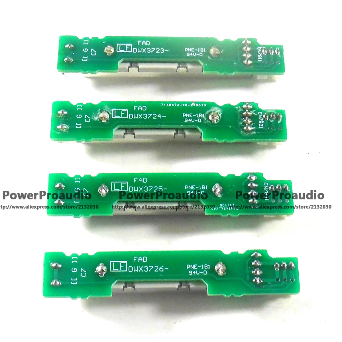 Made IN JAPAN CH1 CH2 CH3 CH4 Fader PCB Assembly DWX3723;DWX3724;DWX3725;DWX3726 For PioneerDJM-900NXS2