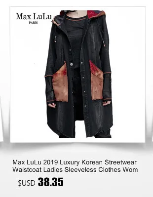 Max LuLu Winter Fashion Korean Ladies Punk Clothes Womens Sleeveless Corduroy Vest Vintage Oversized Waistcoats Padded Coat