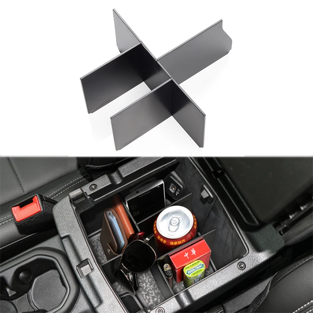 Для Jeep Wrangler JL автомобильные перчатки с подкладкой подлокотник ящик для хранения модифицированный отсек ABS пластиковые Органайзеры