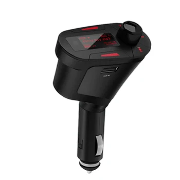 

NEW-T618 Car Kit MP3 Player FM Transmitter Auto AUX Wireless Car Modulator Radio USB Car Charger Remote Control