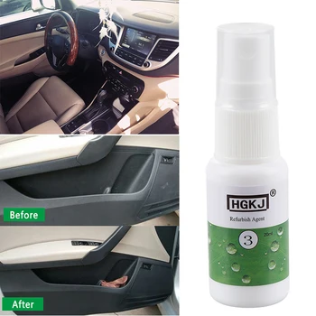 

HGKJ-3-20ml Plastic Parts Retreading Agent Car Interior Leather Maintenance Cleaner Refurbisher Agent Refresher Cleaner
