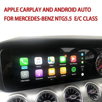 

Car Video Interface with Apple Carplay and Android Auto for Mercedes-Benz C/E class W213 NTG5.5 Factory GPS Navigation