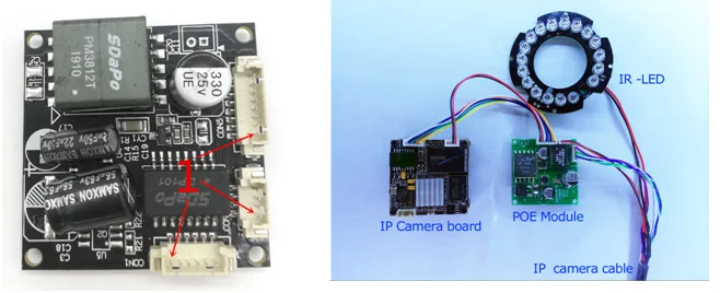 Объединения модулей PoE Инжектор POE с разъемом 12V для IP камеры системы видеонаблюдения CCTV, Мощность Over Ethernet 12V 1A выход IEEE802.3af