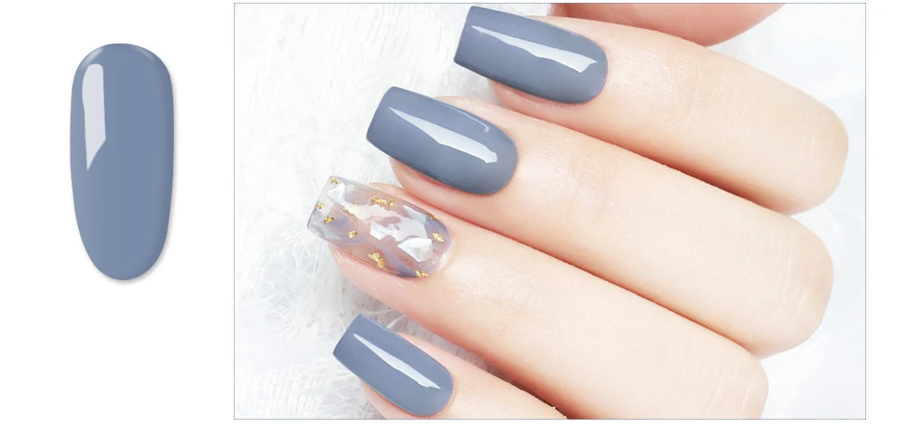 1PCS High-Quality Grey Gel Nail Polish 15ML