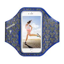 Стиль лайкра спортивный нарукавник для бега на открытом воздухе Фитнес Спортивный нарукавник сенсорный экран разблокировка нарукавная сумка Мобильный телефон нарукавник Customizab