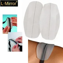 L. Зеркало 1 пара забота о здоровье женский силиконовый бюстгальтер ремень подушки держатель не скользит больше не тянет и не тянет на ваше падение s