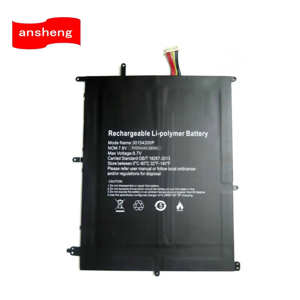 Batteria Di Alta Qualità 7.6V 5000Mah 30154200P Hw-3487265 31152200P Per Bben N14W Th140A Ak14 Per Teclast F6 Pro F7 Plus Th133C-Mc