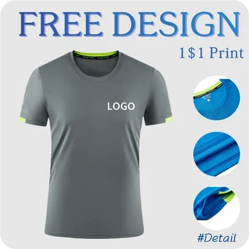 T-shirt ad asciugatura rapida Estate Uomo/Donna Top sportivi traspiranti Pelle-amichevole e confortevole LOGO ricamato stampato personalizzato NSLP