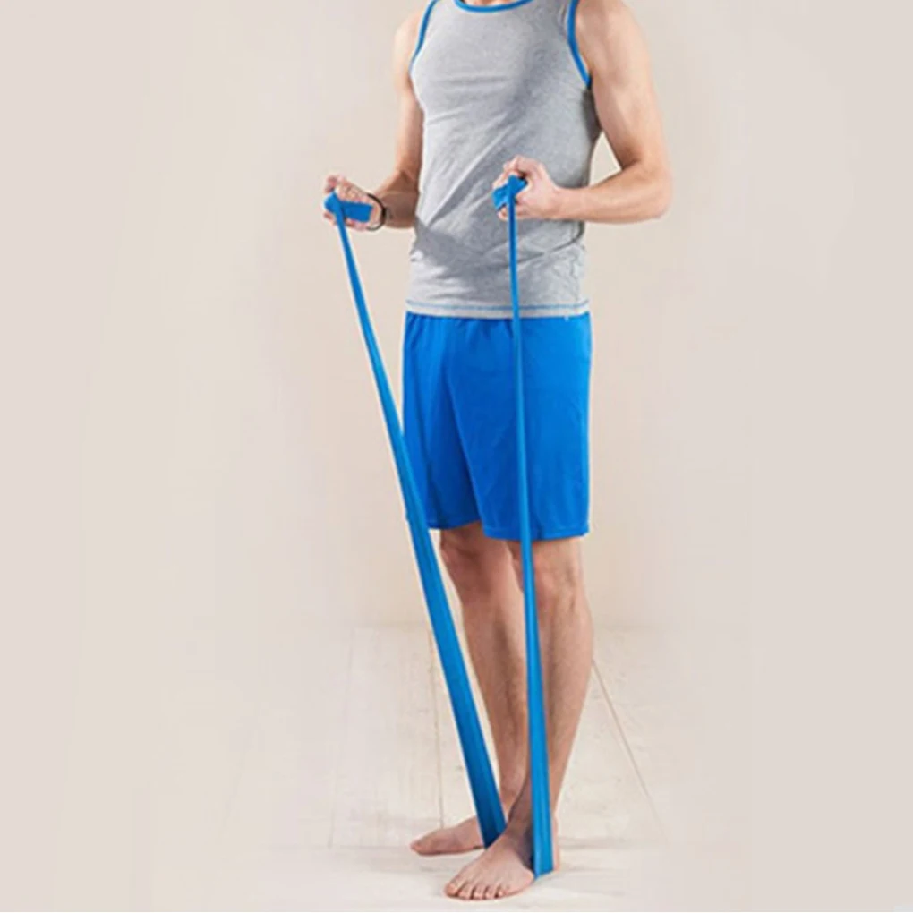 1,2 m Йога, Пилатес, стрейч, эластичная тренировочная резина для тренировки ног фитнеса, ремешок для фитнеса, случайный цвет