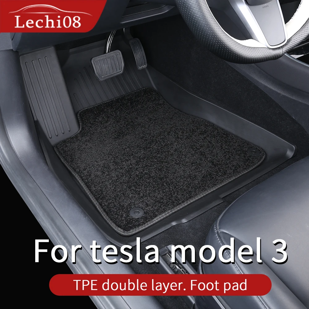 TPE коврик для tesla модель 3 коврики Tesla Аксессуары Модель три 3/аксессуары