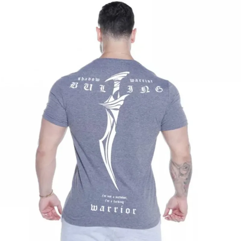 2019 New Men cotton T-shirt Joggers Sporting short sleeve Tees Shirt Male Gyms Fitness Bodybuilding Male CasuaTees Tops Clothing 2019 New Men cotton T-shirt Joggers Sporting short sleeve Tees Shirt Male Gyms Fitness Bodybuilding Male CasuaTees Tops Clothing