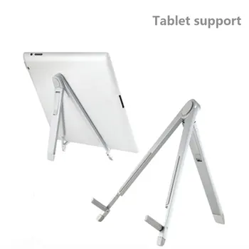 

Universal Aluminum Alloy Phone/Tablet Holder Bracket Stand Portable Foldable Bracket Adjustable Triangle Lightweight Solid