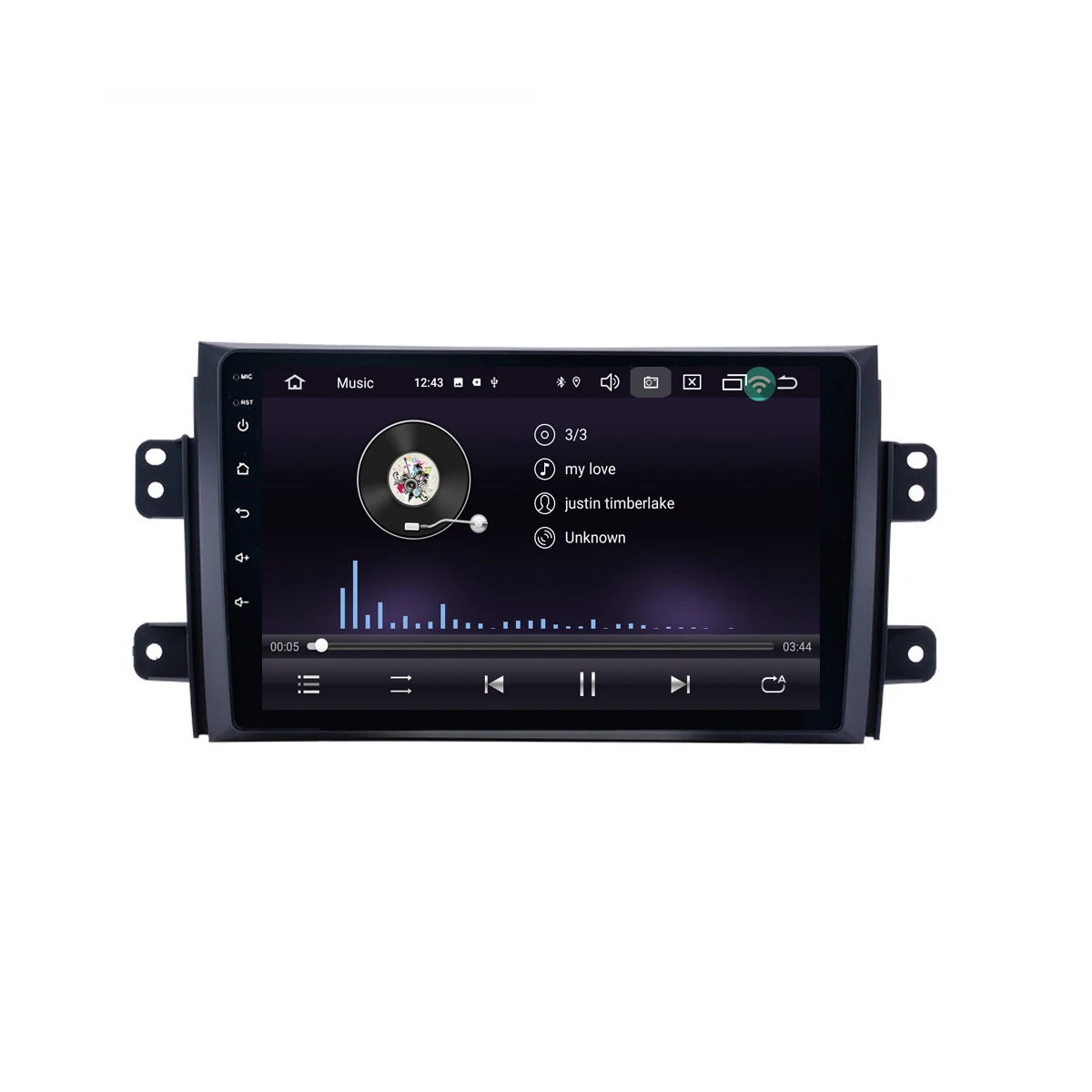 Top 9" android 9.0 RAM 2G car gps dvd player for SUZUKI SX4 2006 2012 car radio multimedia player navigation stereo head unit dsp 4