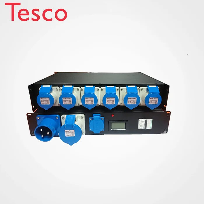 

2U Rack Power Distribution Unit Electrical Iron Box for Sound and Light