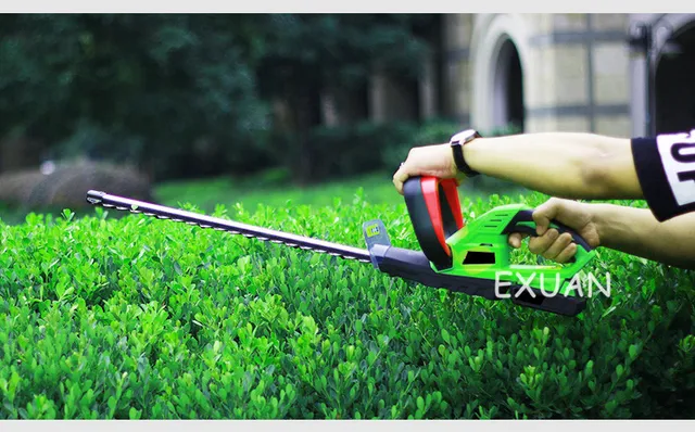 SAKER 20V Cordless Hedge Trimmer Assemblable Trim Branches High Speed  Hand-held Outdoor Gardens Gardening Electric-Powered Saw - AliExpress