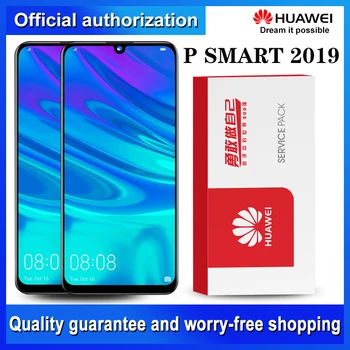 

10PCS/LOT free DHL EMS 6.21'' 10-Touch Display with Frame for Huawei P Smart 2019 LCD Touch Screen Digitizer POT-LX1 L21 LX3