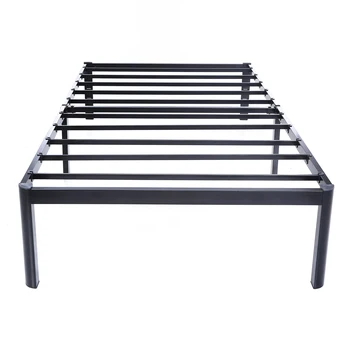 

14" Heavy-Duty Metal Bed Frame with Slats Durable Platform Bed Frame Mattress Foundation, Twin to King Sizes