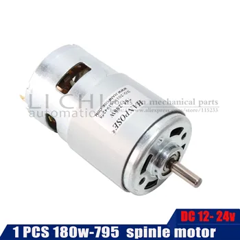 

795 DC Electric spindle Motor For Drill 180W Brush dc motors rs 795 lawn mower motor with two ball bearing Rated