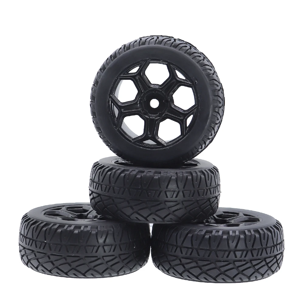 4PCS 1:10 RC Car Off Road Tires OD 97mm Tyre 12mm Hex Wheel Rim for Kyosho RC4WD Axial Scx10 Traxxas Trx-4 Trx4 HSP HPI Parts | Игрушки и