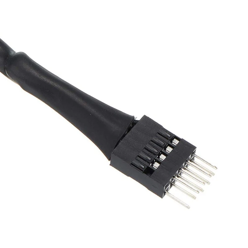2Pcs 20cm 9 Pin Male to USB A Male PC Mainboard Internal Data Extension Cable Description Image.This Product Can Be Found With The Tag Names Computer Cables Connecting, Computer Peripherals, PC Hardware Cables Adapters, Usb