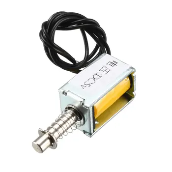 

uxcell DC 5V 60g 2mm Pull Type Mini Solenoid Electromagnet, Open Frame , Linear Motion