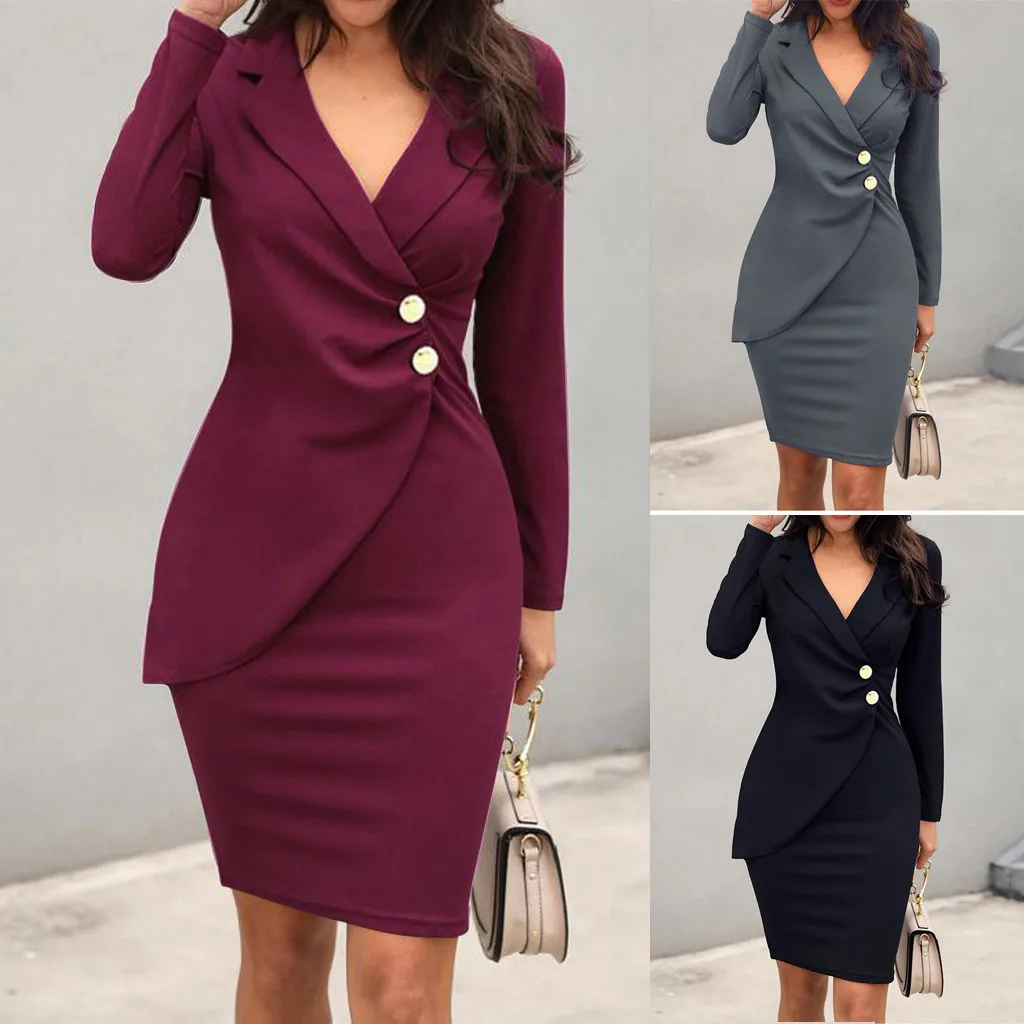 formal office dresses for womens