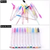 20pcs Reusable Eyebrow Brush Tube Leopard Serpentine Diamond Mascara Wands Dust-proof Eyelash Extension Supplies Makeup Tool 3
